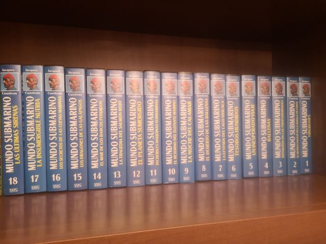 Vhs de jacques cousteau colección