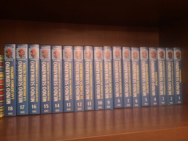 Vhs de jacques cousteau colección