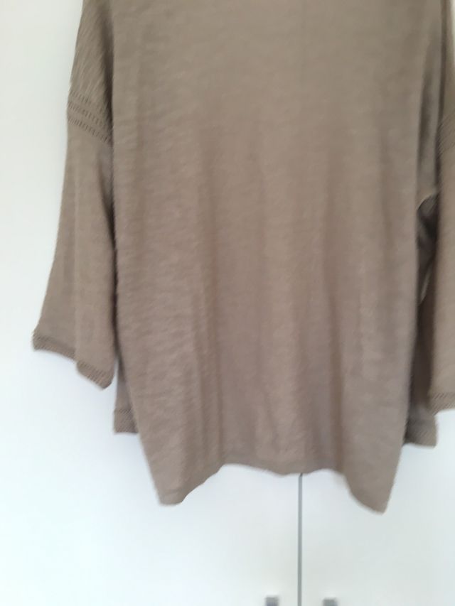 Chaqueta beige abierta de Promod