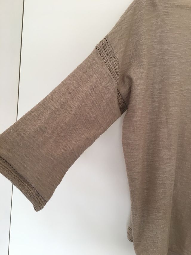 Chaqueta beige abierta de Promod