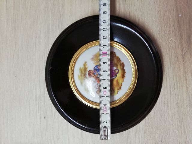 PAREJA DE CUADROS EN CERÁMICA DE FRAGONARD