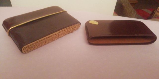 Pitillera años 30-40 de piel