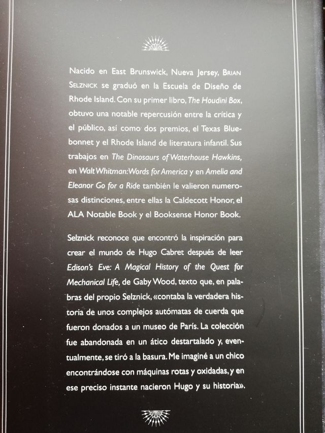 LA INVENCIÓN DE HUGO LIBRO