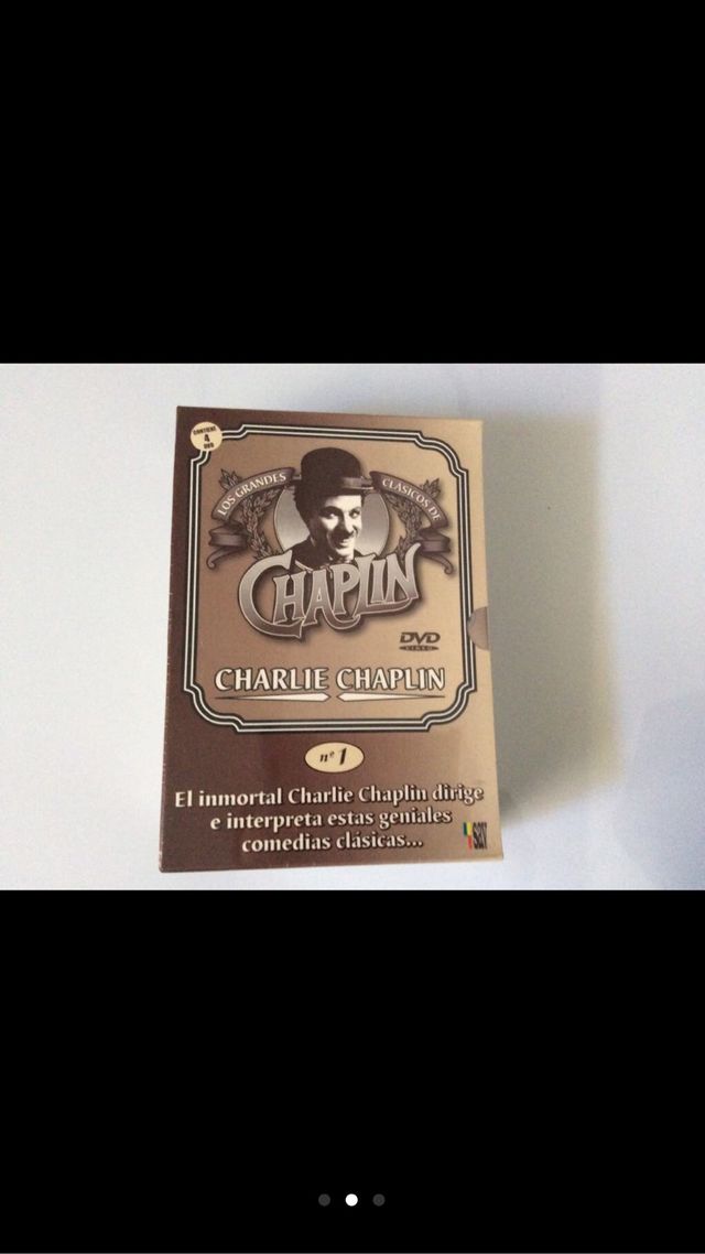Chaplin 4 DVDs películas nuevas
