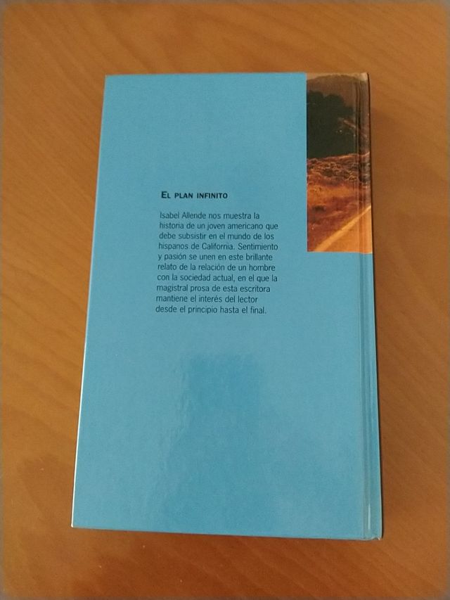 El plan infinito.De Isabel Allende.