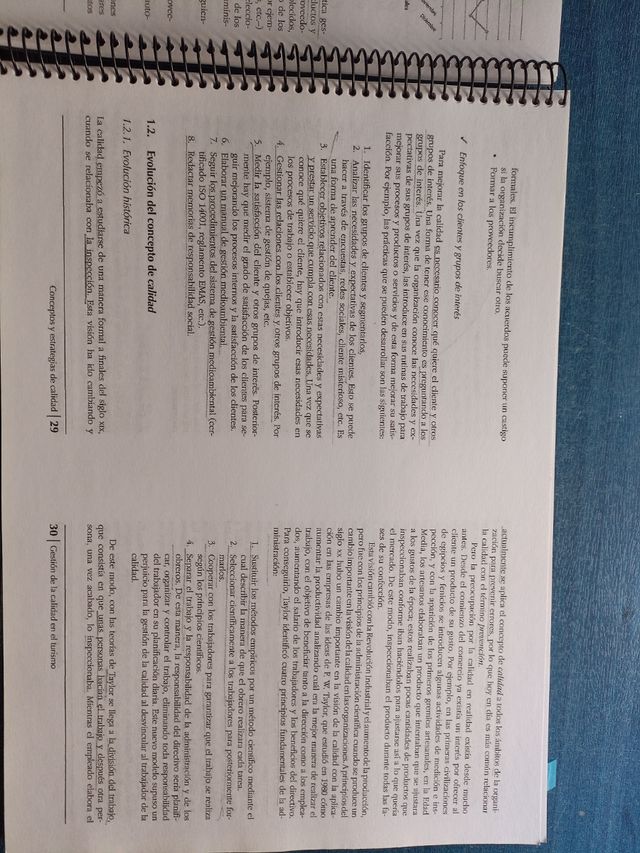 Gestión de la Calidad en Turismo.