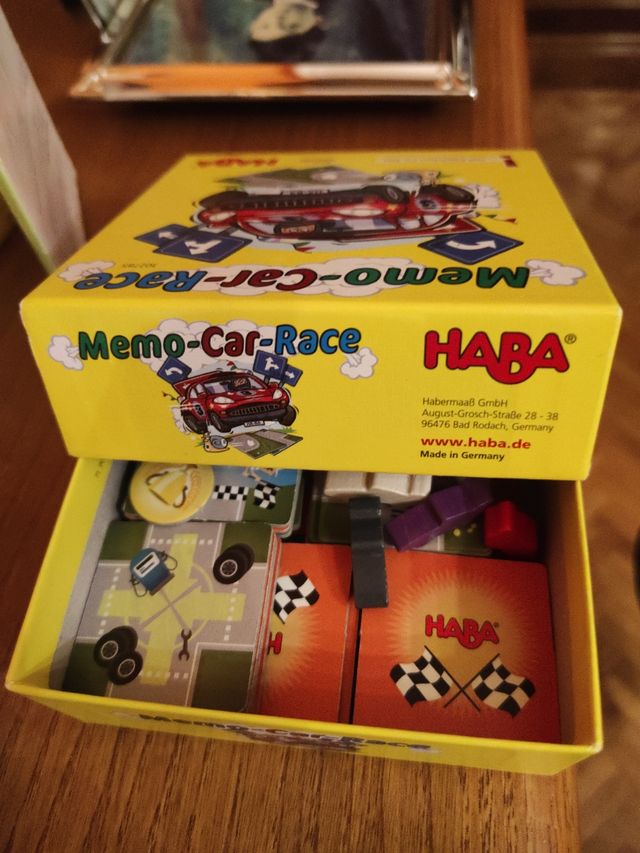 Juego Educativo Haba Memo Car Race