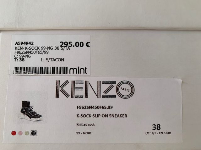 Zapatillas KENZO ORIGINALES T.38