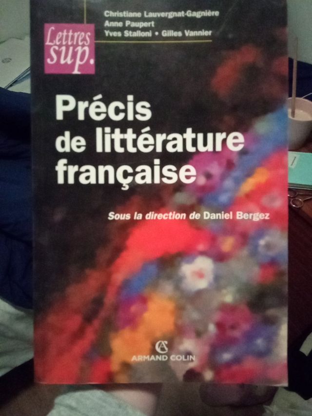 précis de littérature française