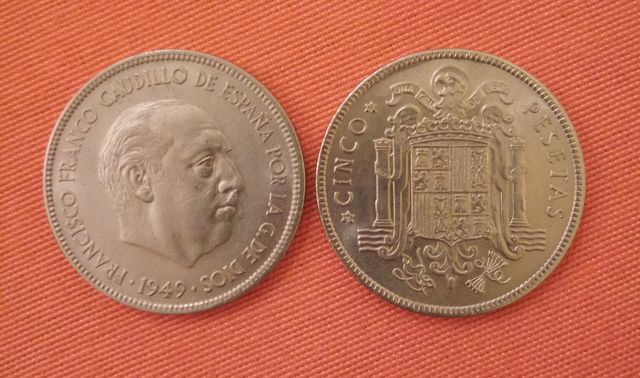 Lote monedas pesetas sin circular