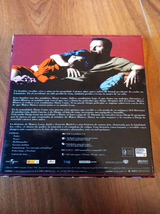 DVD Los abrazos rotos