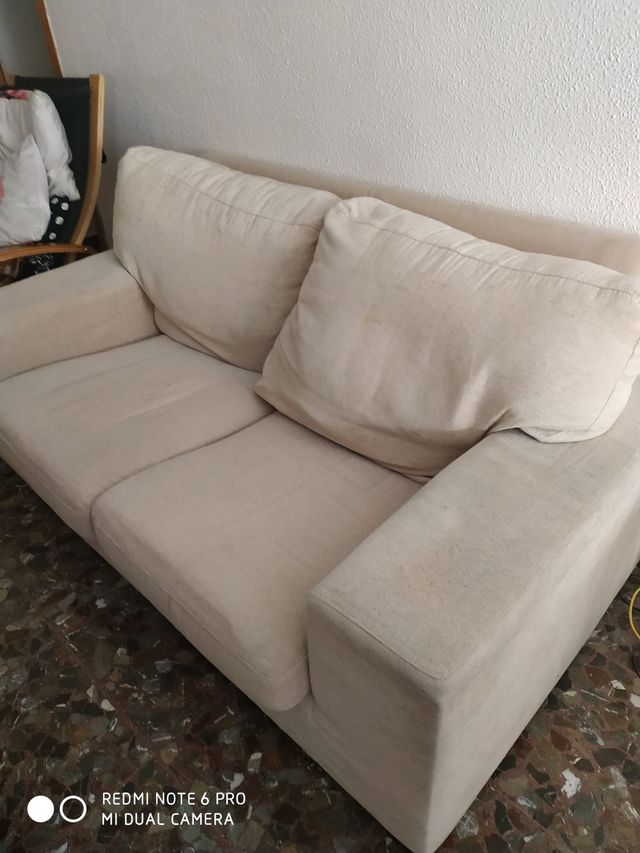 Sofá dos plazas de segunda mano por 35 EUR en El Ejido en WALLAPOP