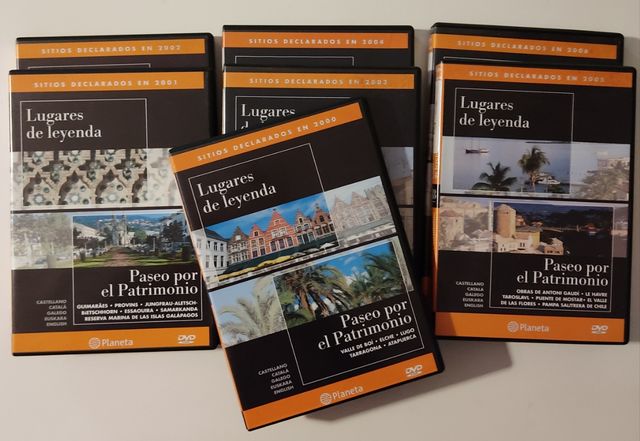 DVDs colección Paseo por el Patrimonio
