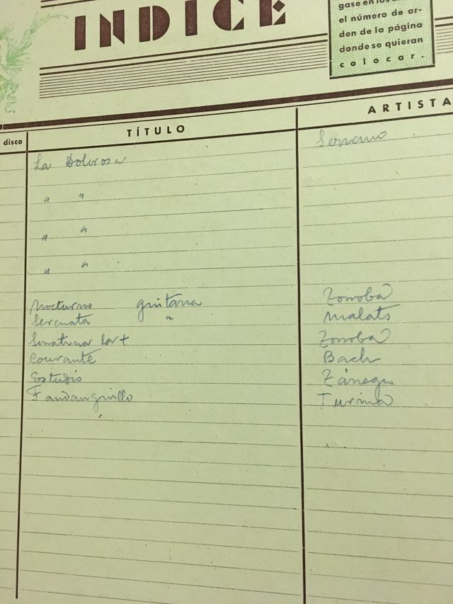 Discos de piedra para gramófono