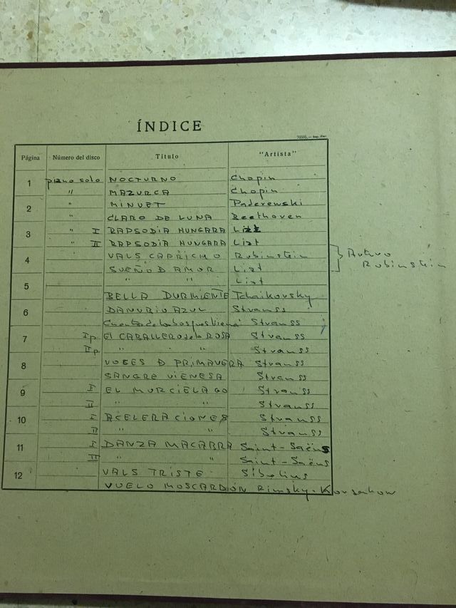 Discos de piedra para gramófono