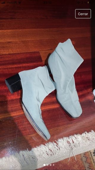 Botines gris de licra Jaime Mascaró de segunda mano por 15 EUR en Vigo en  WALLAPOP