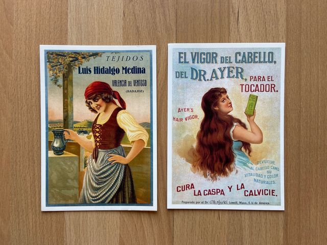14 postales publicidad