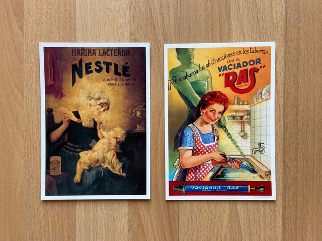 14 postales publicidad