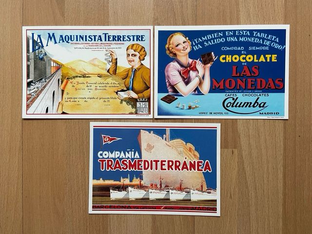 14 postales publicidad