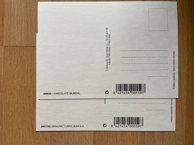 14 postales publicidad