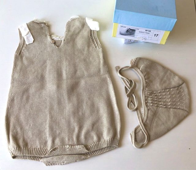 Conjunto pelele bebé Pili Carrera 3M