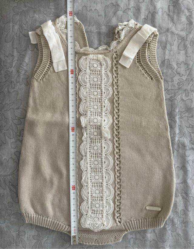 Conjunto pelele bebé Pili Carrera 3M