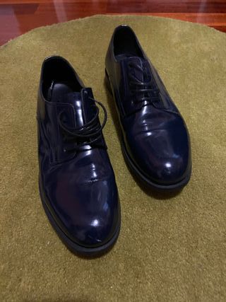 Zapatos de vestir azul hombre ZARA de segunda mano por 13,5 EUR en Las  Palmas de Gran Canaria en WALLAPOP