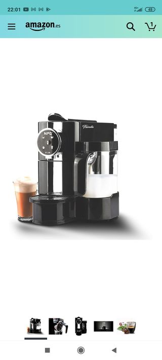 Cafetera Fiorella NP-150B Compatible Nespresso de segunda mano por 70 EUR  en Daimiel en WALLAPOP