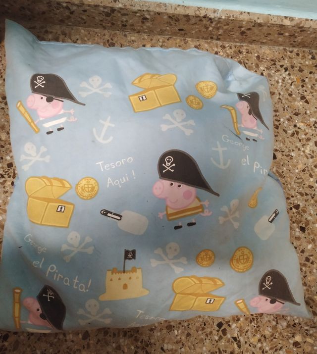 Cojín Peppa Pig George azul