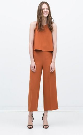 Pantalón culotte zara xs pero S ajustado vale de segunda mano por 8 EUR en  L\\'Hospitalet de Llobregat en WALLAPOP
