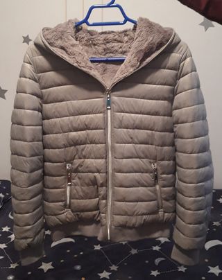 chaqueta reversible mujer