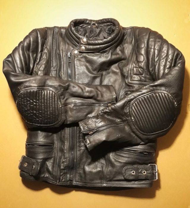 Cazadora moto vintage