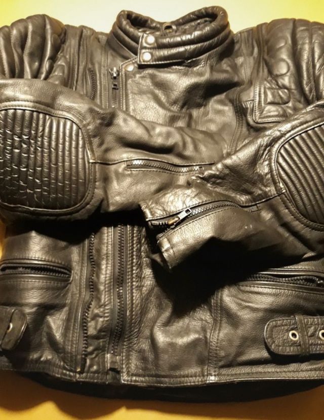 Cazadora moto vintage