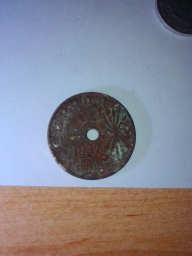 moneda 25 CTS 1937