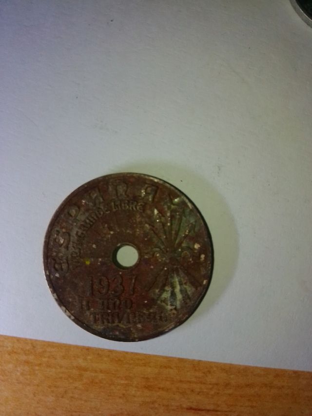 moneda 25 CTS 1937