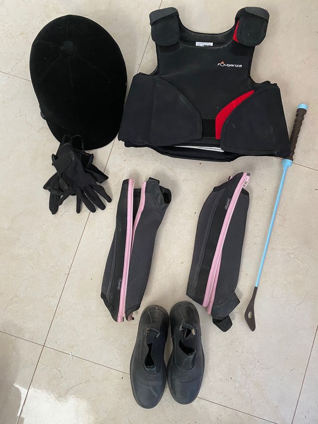 Equipment para montar a caballo