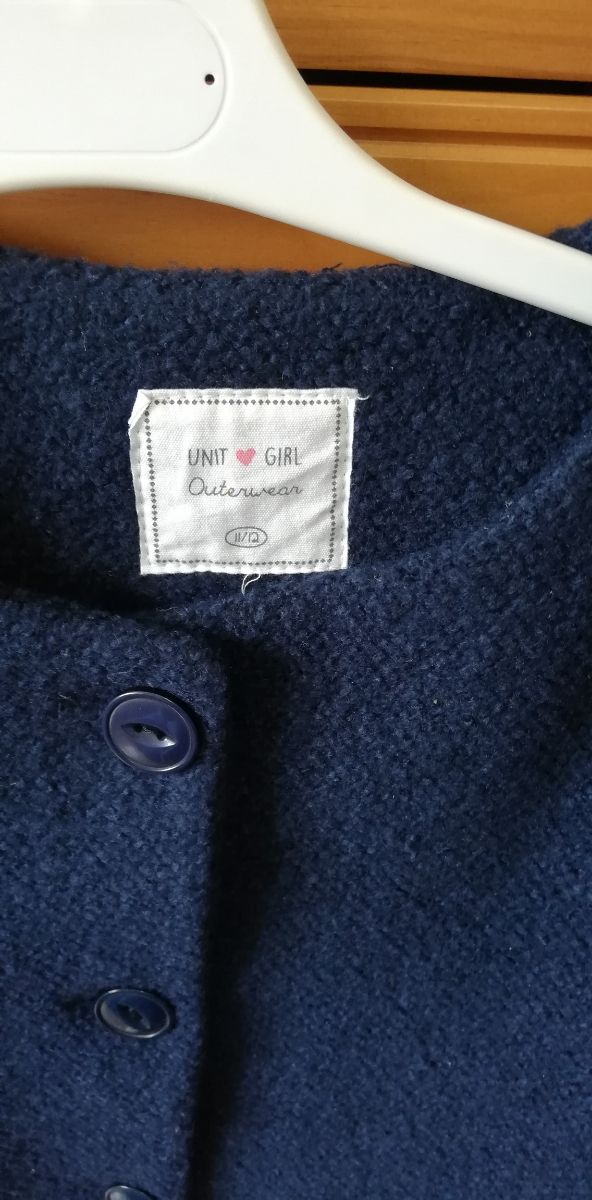 ABRIGO PAÑO TALLA 11-12