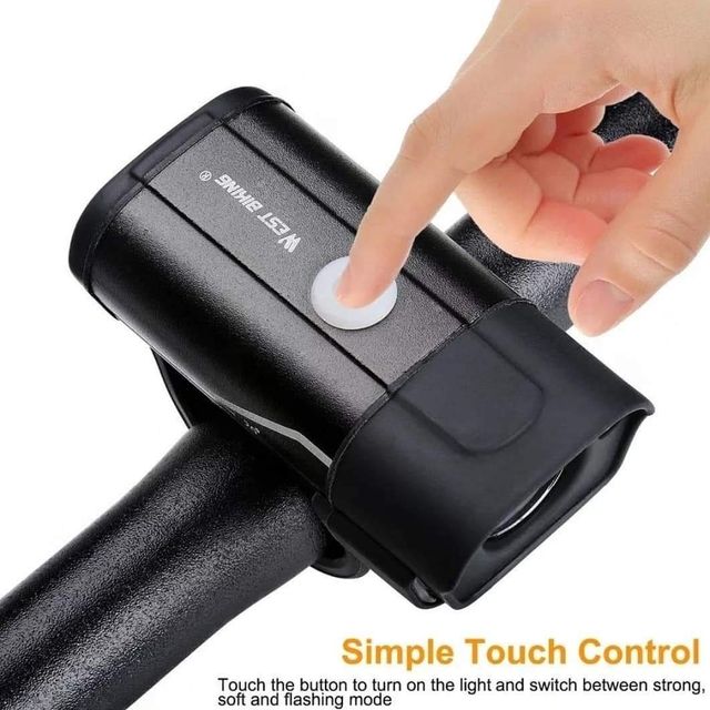 Potente LED delantero para bicicleta 350 Lúmenes.