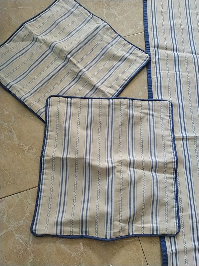 estor a juego con cojines