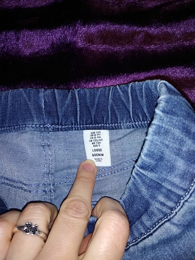 Pantalón vaquero H&M T 8-9 años