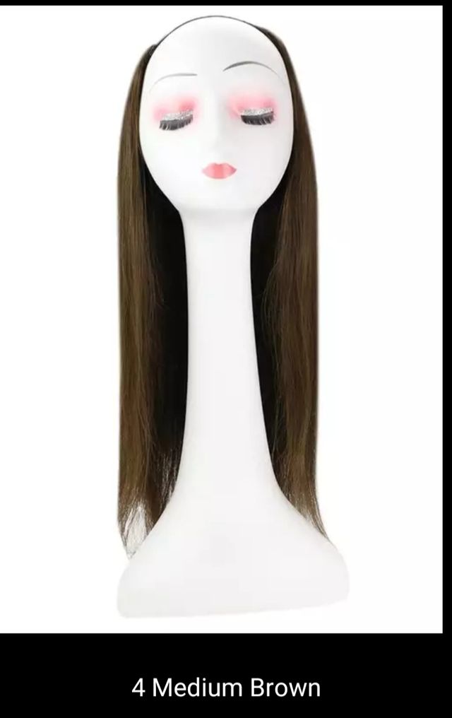 peluca en forma U extensiones