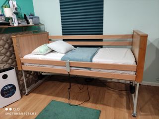 Cama electrica articulada elevable