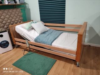 Cama electrica articulada elevable