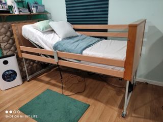 Cama electrica articulada elevable