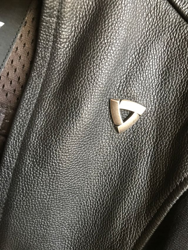 Chaqueta motera de cuero REV'IT mujer