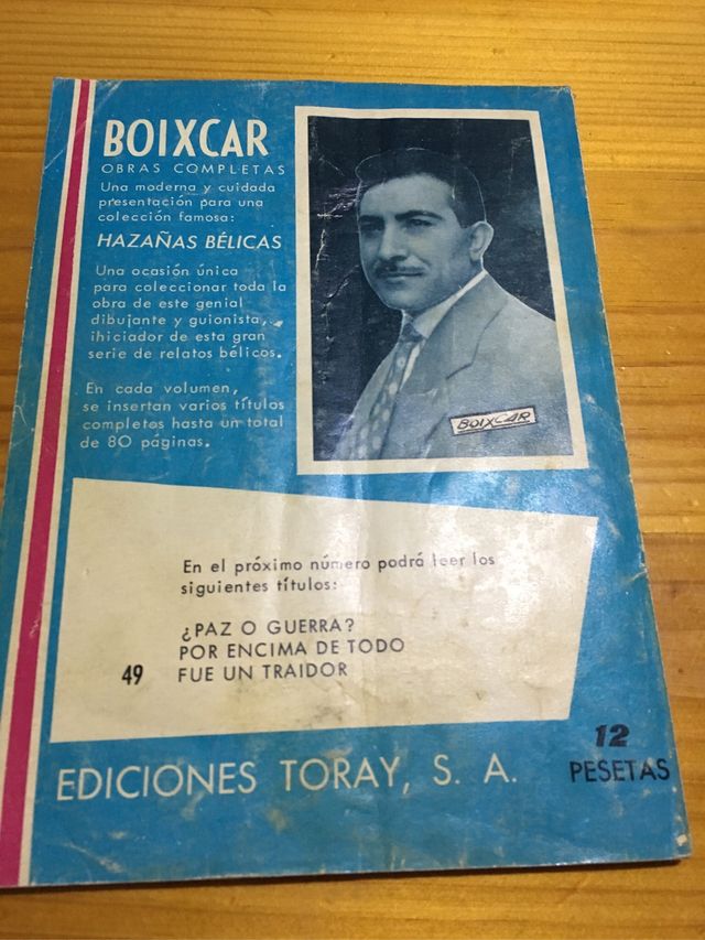 Comic horas de angustia Boixcar 1967