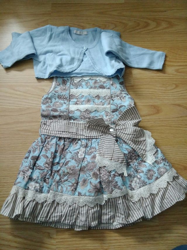 vestido talla 3 dolce petit y torera talla 4
