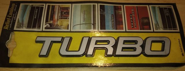 ANAGRAMA "TURBO" PARA COCHES CLASICOS