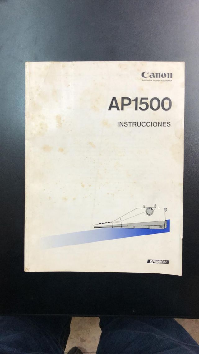 Maquina escribir electronica Cannon AP1500