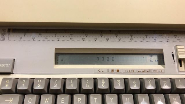 Maquina escribir electronica Cannon AP1500